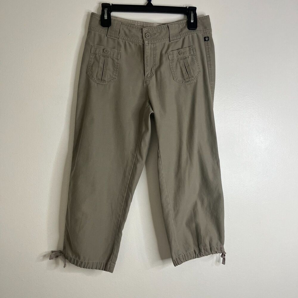 The North Face afive series Pants 8 Khaki Capri Cargo Women's Outdoor NWOT